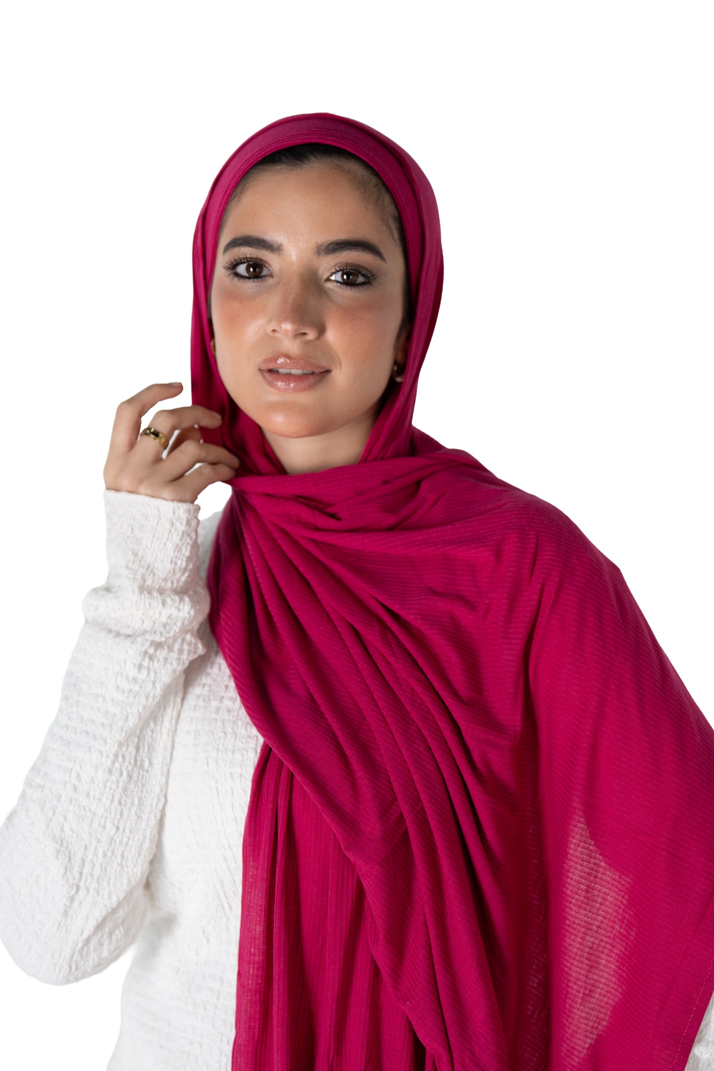 Ribbed Jersey with Inner Cap