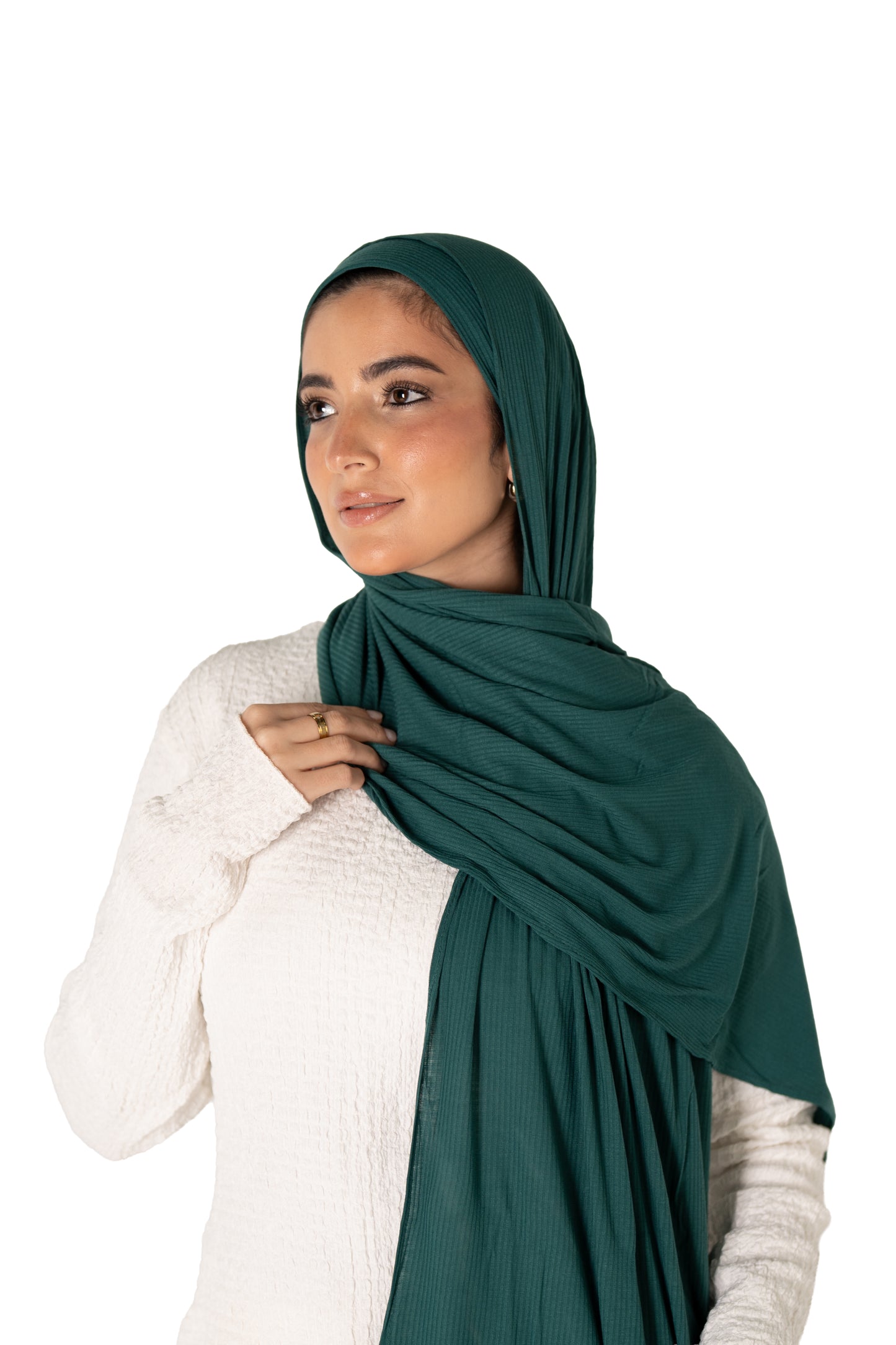 Ribbed Jersey with Inner Cap