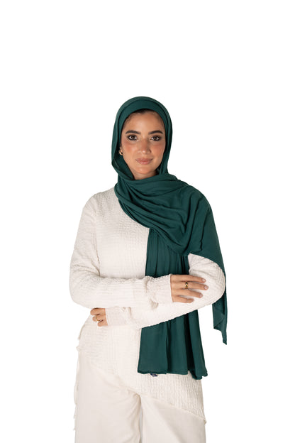 Ribbed Jersey with Inner Cap