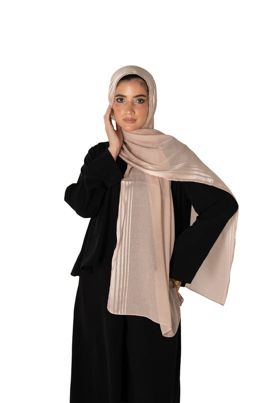 Silhouette Stripe Chiffon