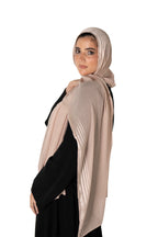 Silhouette Stripe Chiffon Scarf