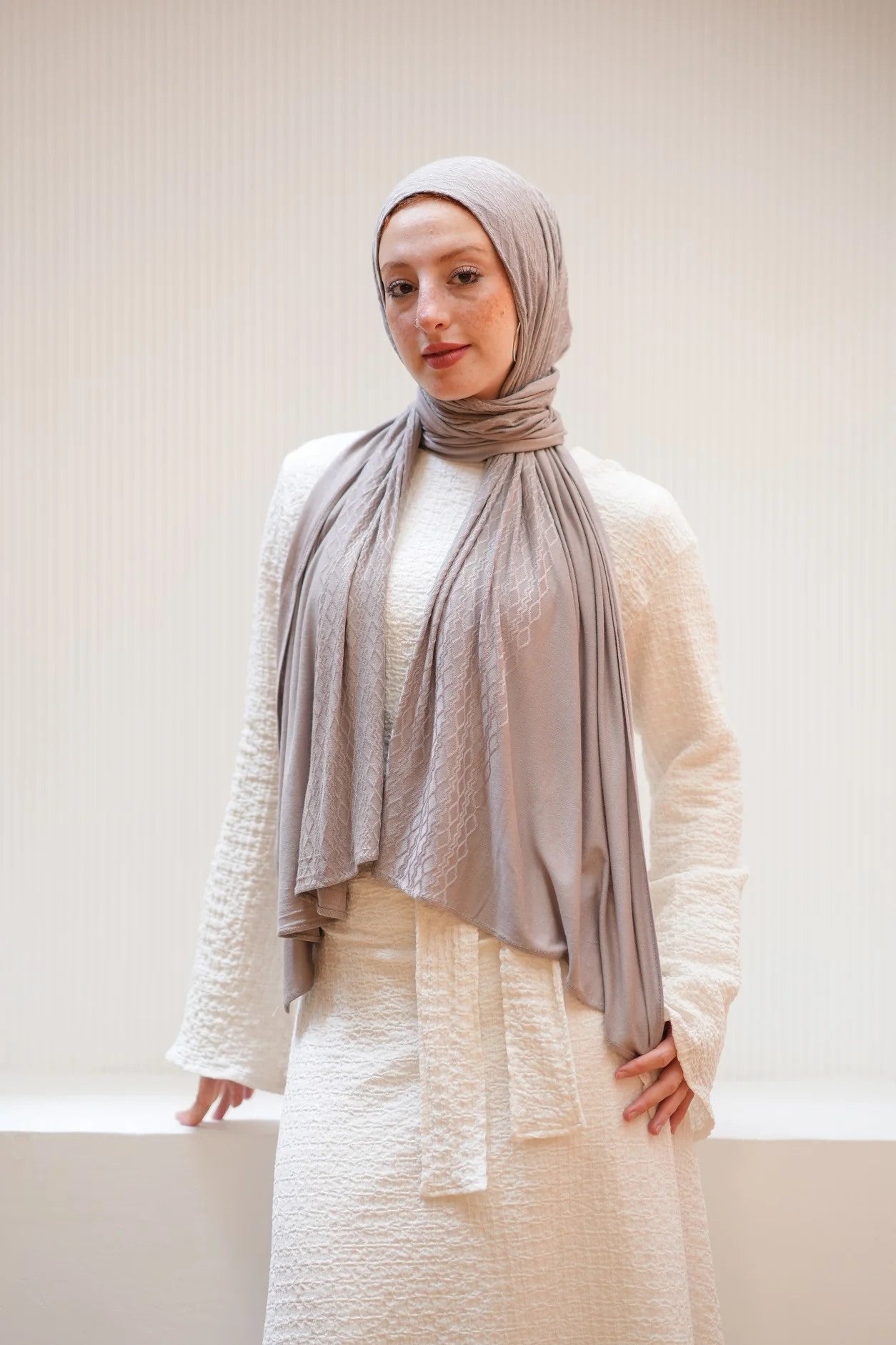 Blush Serenity Cotton Scarf