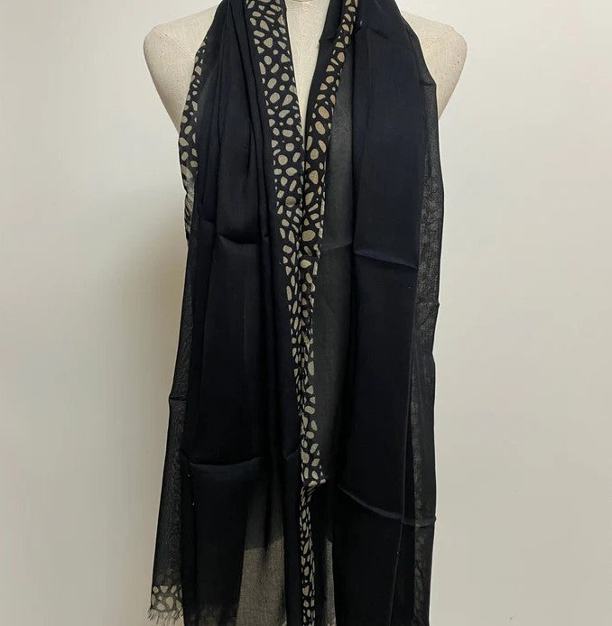 Linen Cheetah Wrap