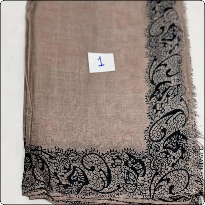 Linen Elite Border Scarf