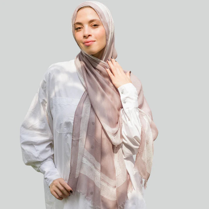 Linen Sajadah Print Scarf