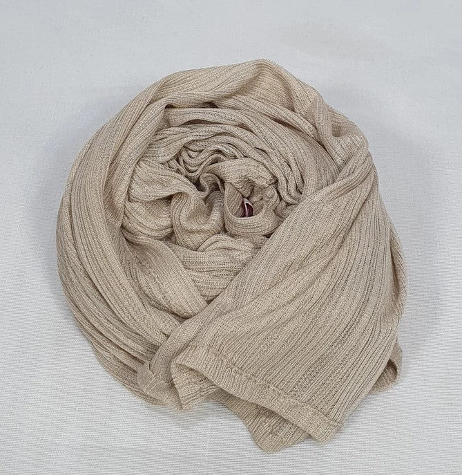 Ribbed Jersey Scarf