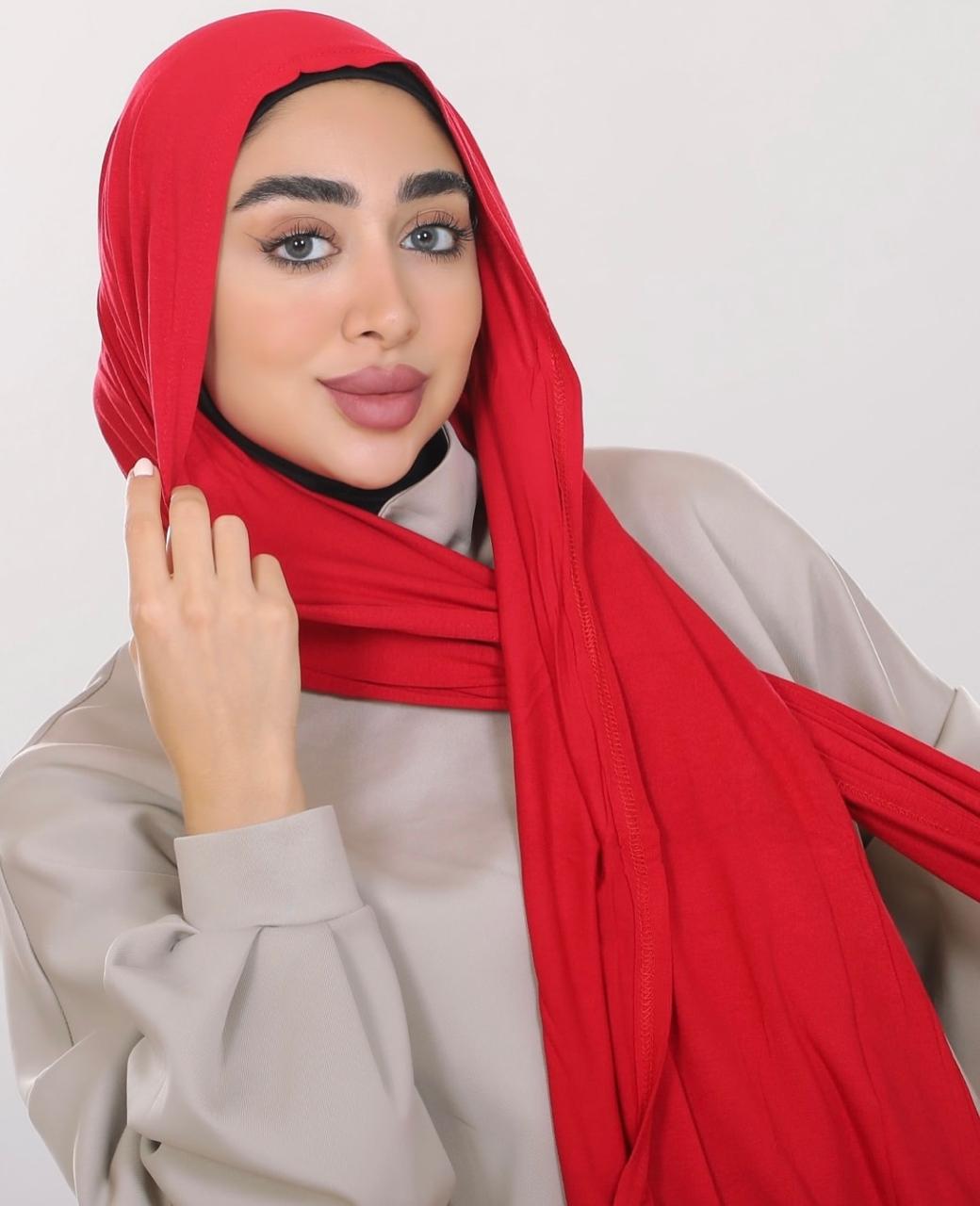 Flex Plain Cotton-Lycra Scarf