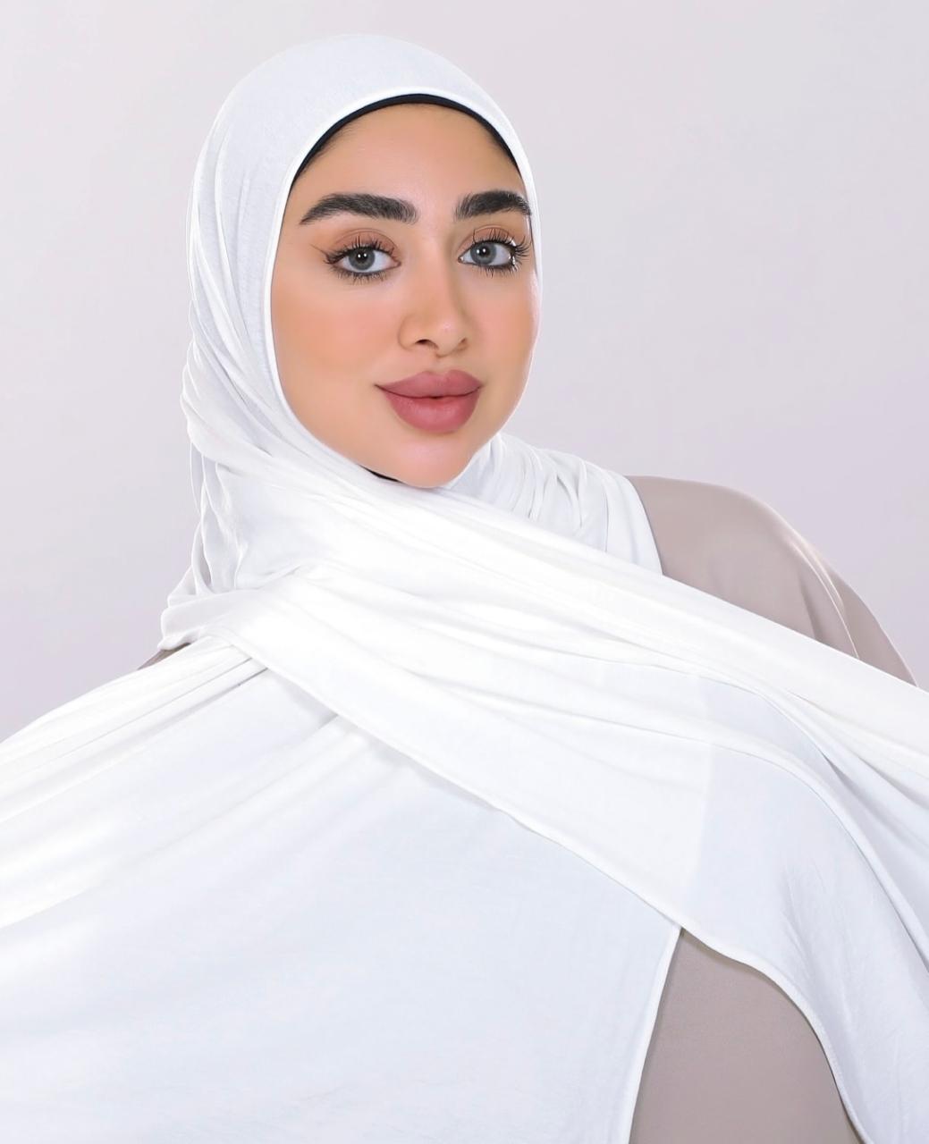 Flex Plain Cotton-Lycra Scarf