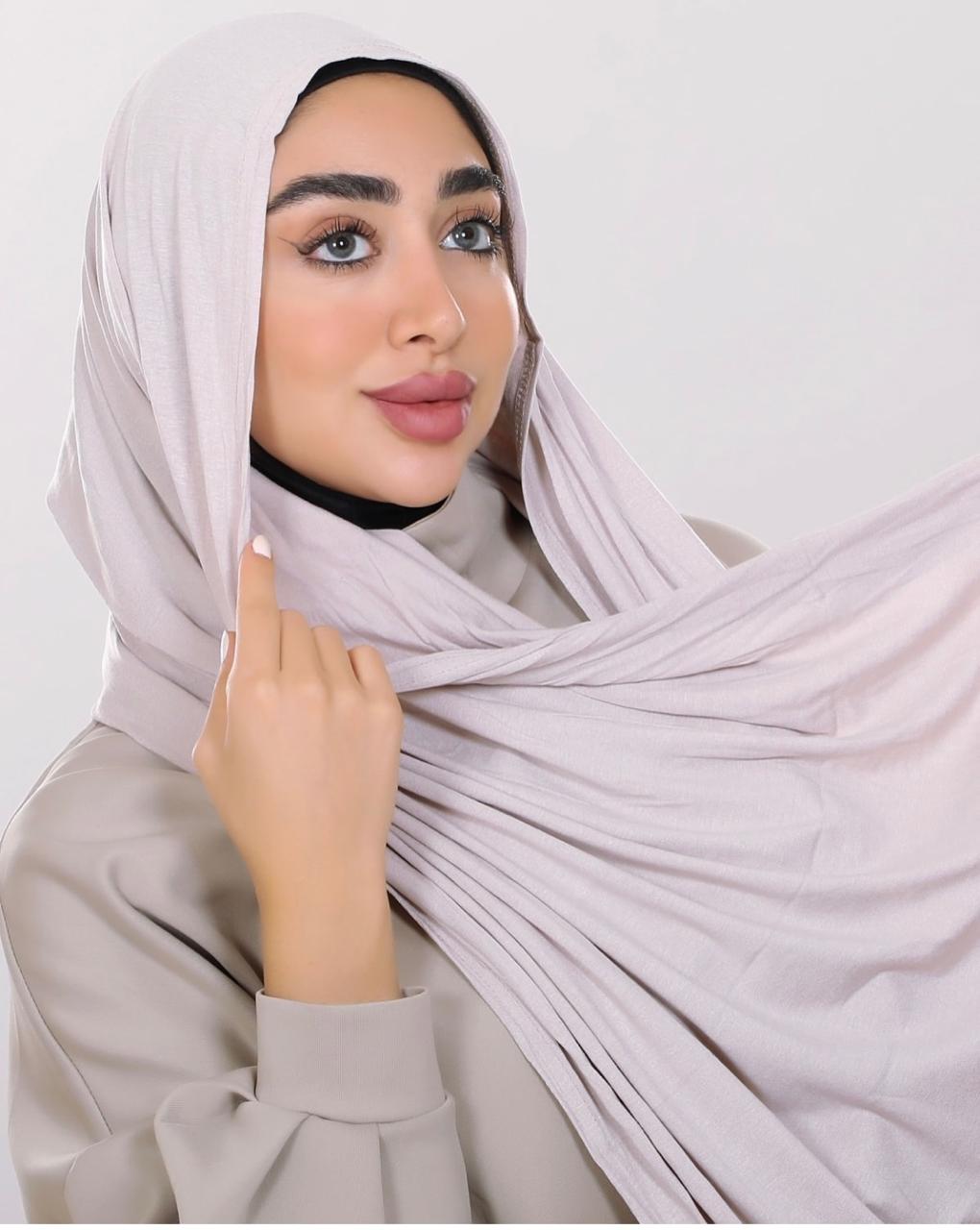 Flex Plain Cotton-Lycra Scarf