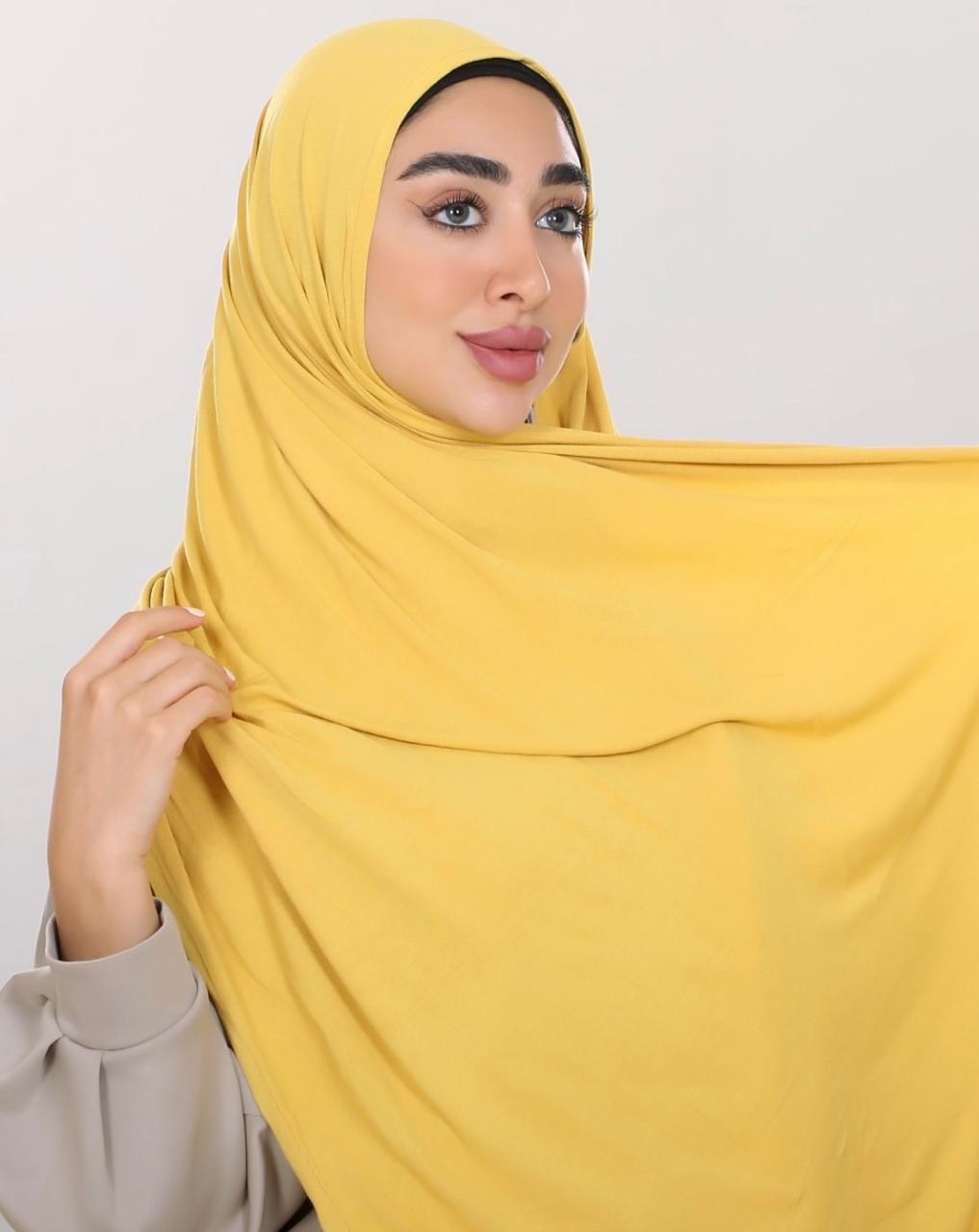 Flex Plain Cotton-Lycra Scarf