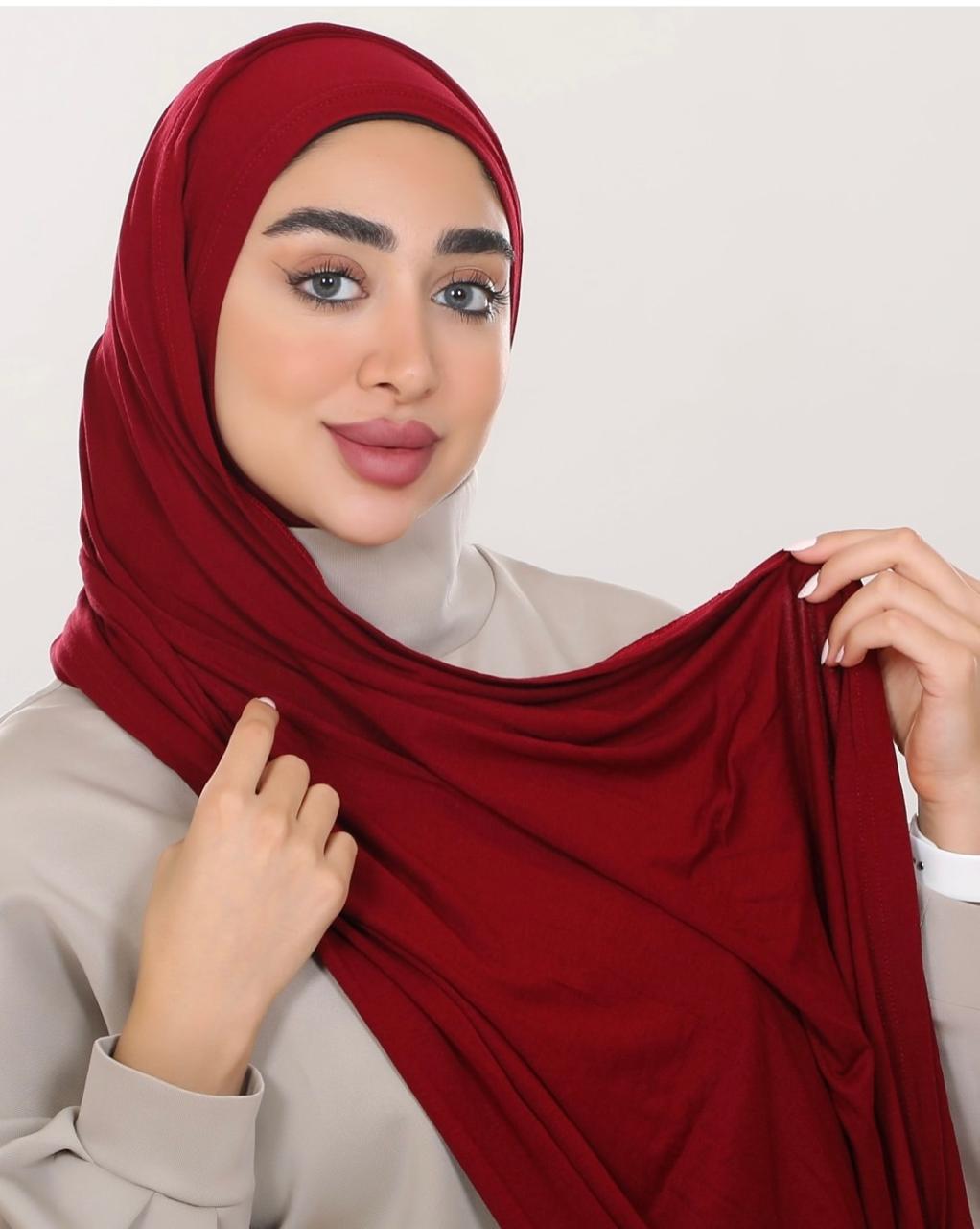 Flex Plain Cotton-Lycra Scarf