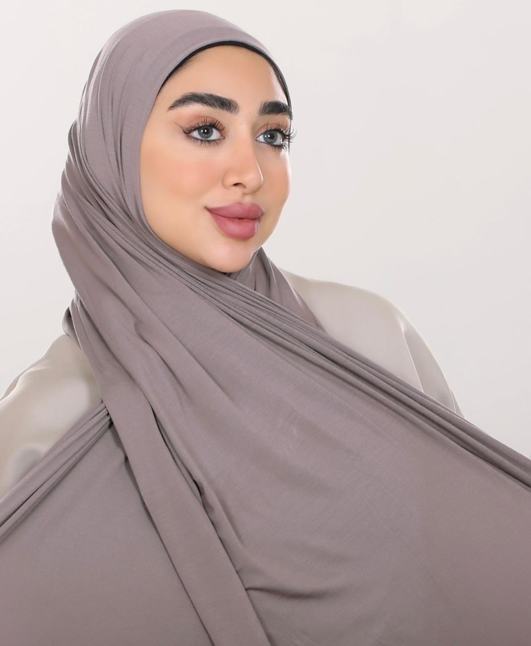 Flex Plain Cotton-Lycra Scarf