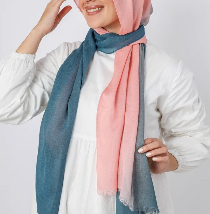 Shaded Linen Scarf