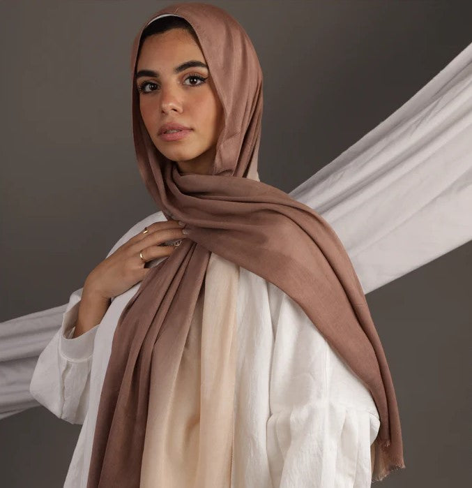 Shaded Linen Scarf