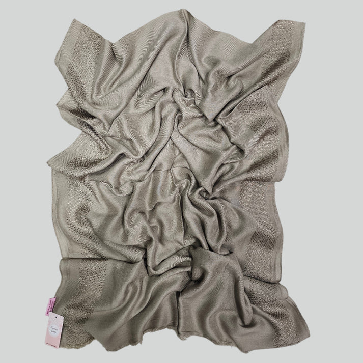 Textured Edge Linen Scarf