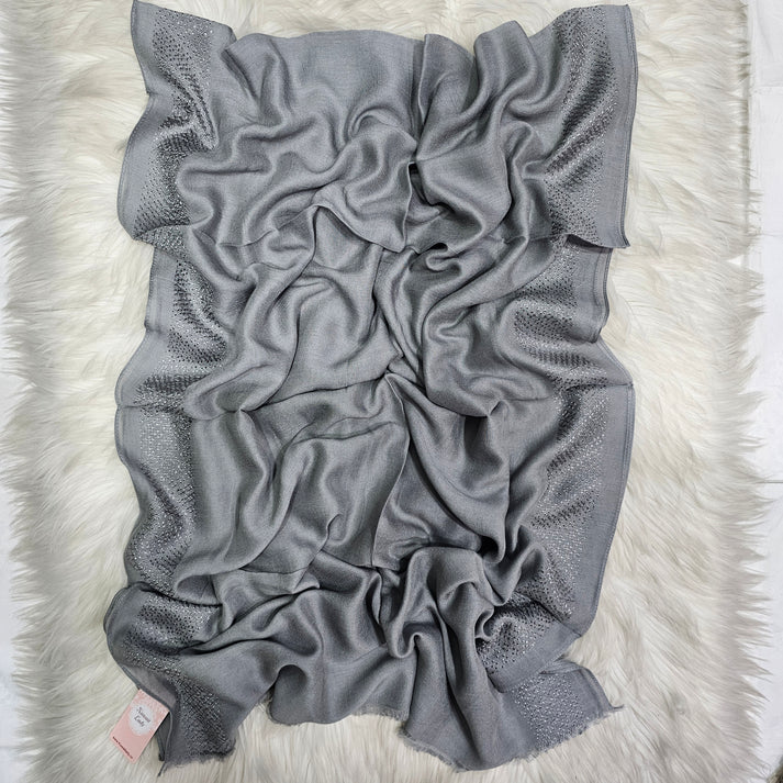 Textured Edge Linen Scarf