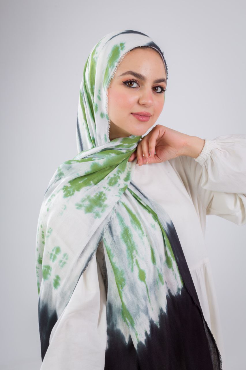 Vibrance Tie-Dye Cotton Scarf